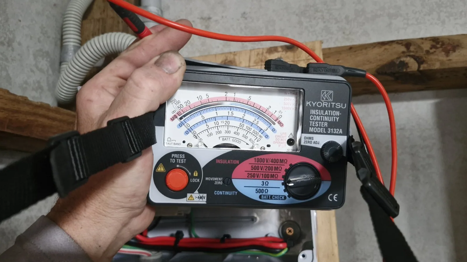 Electrical insulation and continuity testing by Climatec Solutions NQ